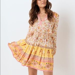 Spell Portobello Road Long Sleeve Playdress